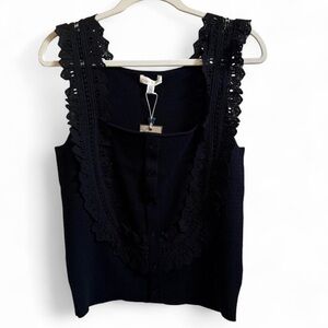 Flint & Moss - NWT Sweater Tank with Eyelet detail